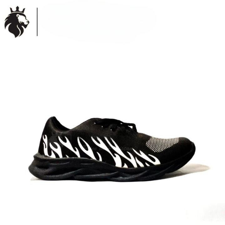 Men's Rubber Comfortable Joggers , White Fire - 39