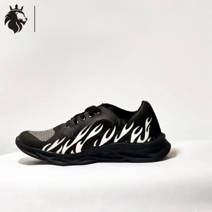 Men's Rubber Comfortable Joggers , White Fire - 39