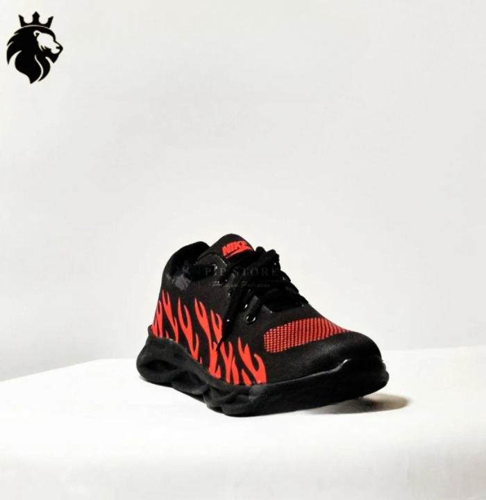 Men's Rubber Comfortable Joggers , White Fire - 39