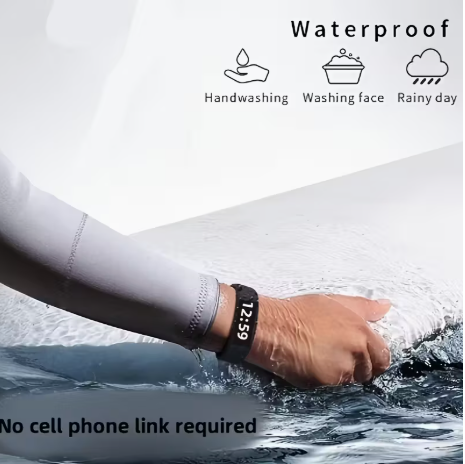 2025 Unisex Sports Simple 'S/'S Electronic Watch, USB Charging, Luminous, Alarm Clock, Pedometer, Senseless Wearing Fashion